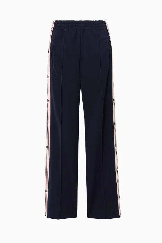 Golden Goose Star Wide Leg Jogging Pant - Dark Blue/ Papyrus