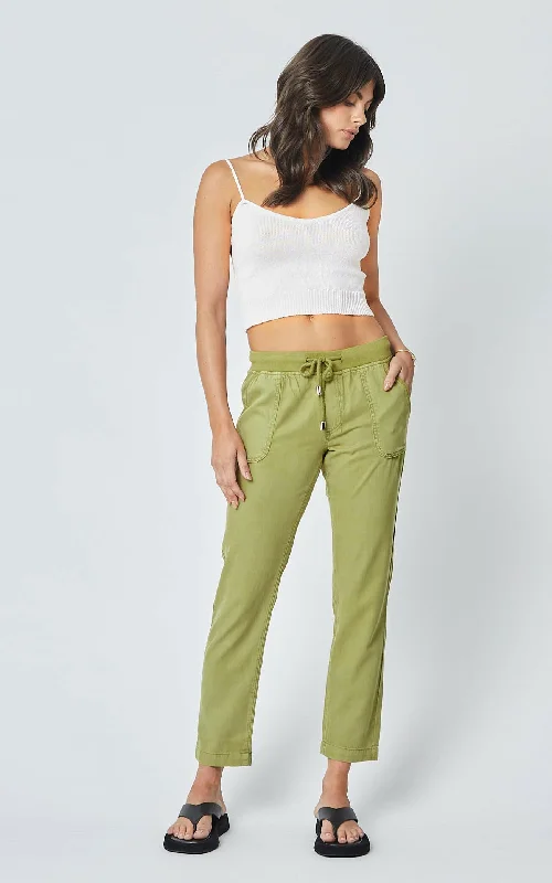 Tessini Khaki Tencel Pants