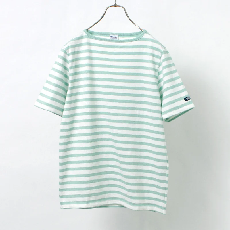 TIEASY / HDCS Boatneck Short Sleeve Striped Basque Shirt