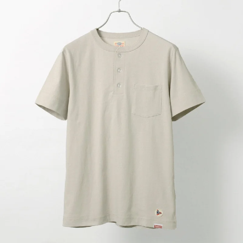 [50%OFF] FELCO / Pocket Henley Neck T-shirt