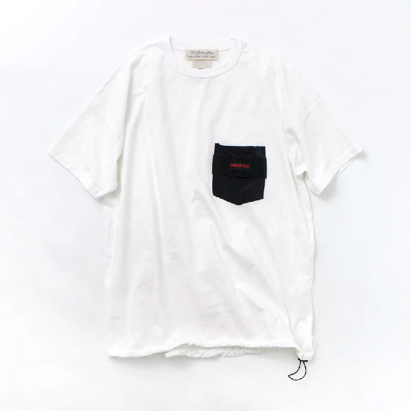 REMI RELIEF x BRIEFING / Collaboration jersey pocket T-shirt