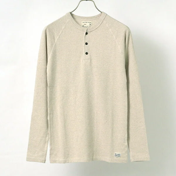 KEPANI / Henley neck long sleeve tee