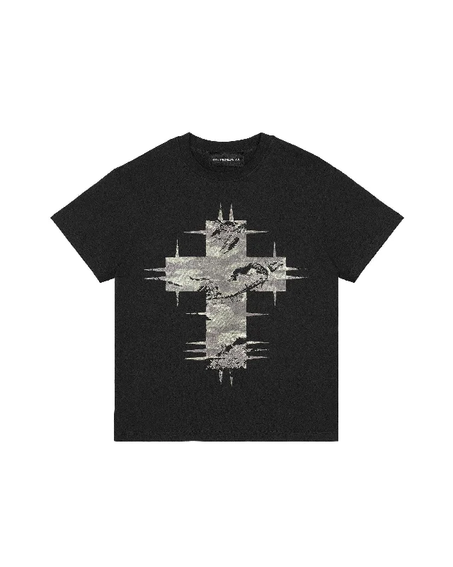 Black Camo Cross T-shirt