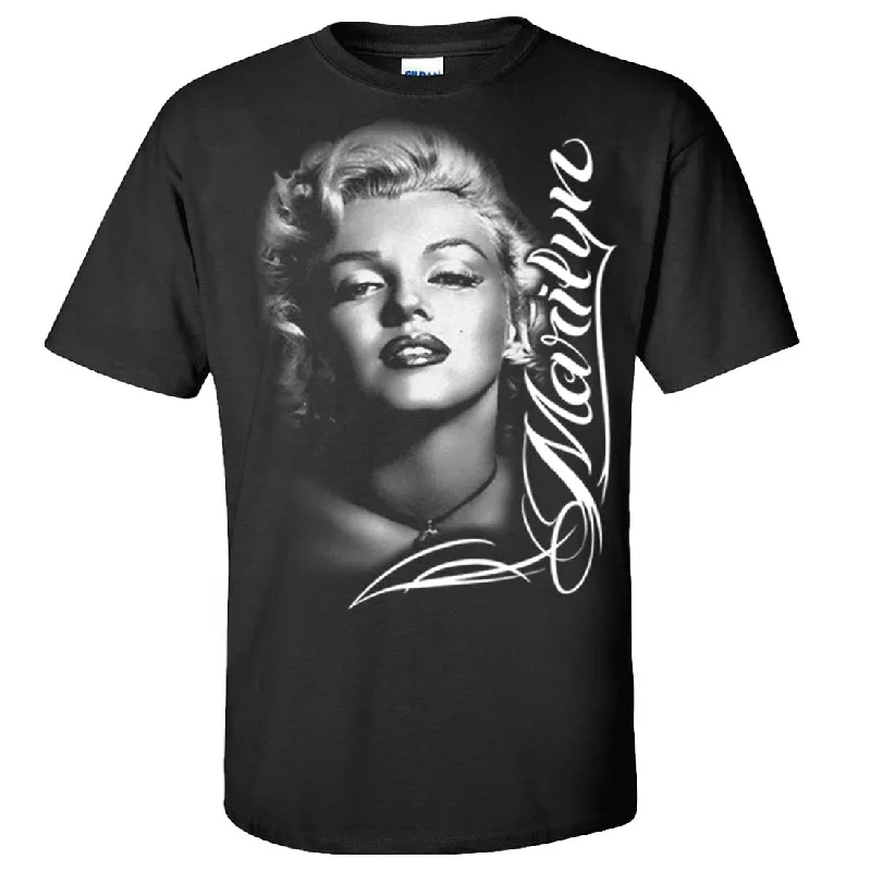 Marilyn Monroe Portrait Signature Asst Colors T-shirt/tee