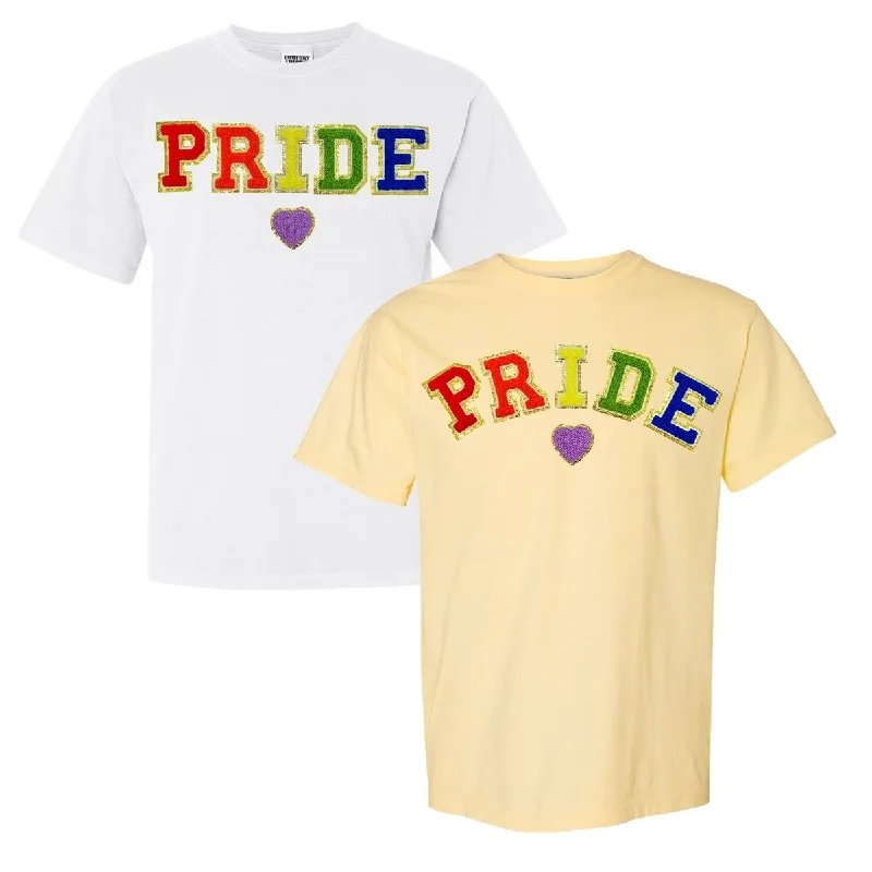 Pride Letter Patch Comfort Colors T-Shirt