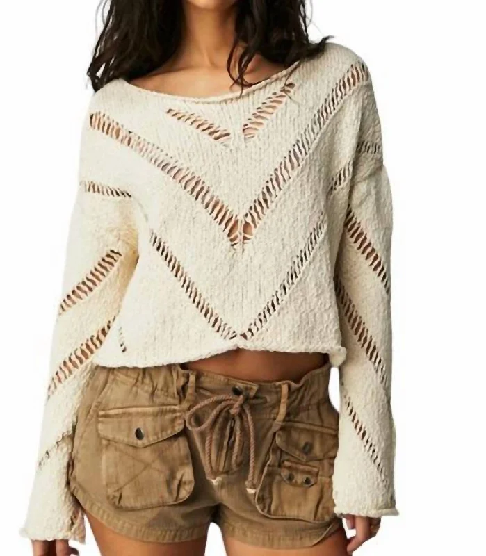 Hayley Sweater In Cream