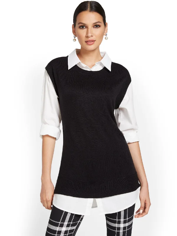 Twofer Sweater Top