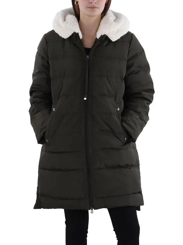 Womens Down Quilted Parka Coat