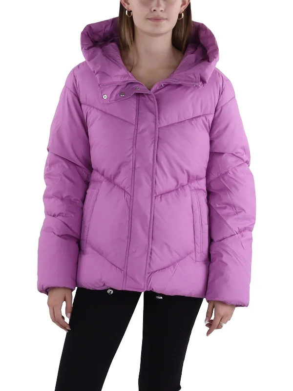 Womens Hooded Short Puffer Jacket