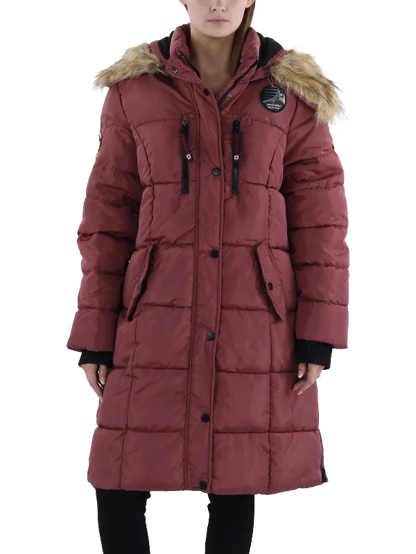 Womens Midi Warm Parka Coat