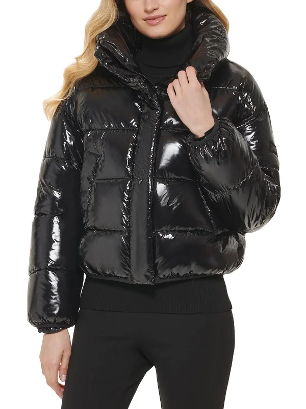 Womens Puffy Fall Wear Puffer Jacket