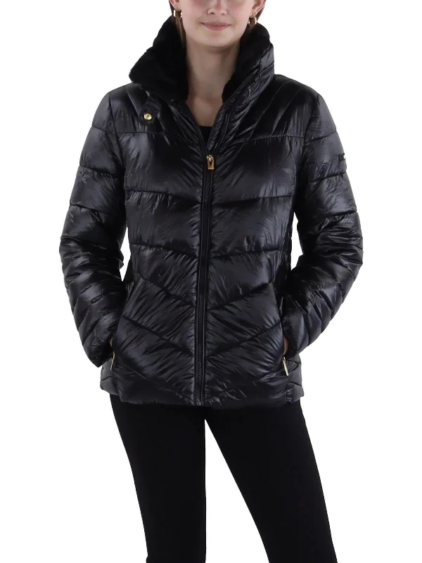 Womens Quilted Water Repellent Puffer Jacket