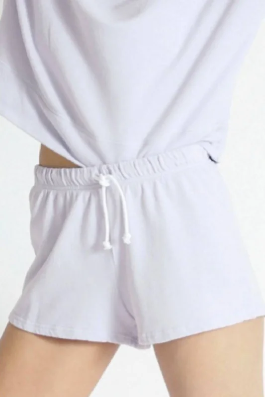 Layla Sweat Shorts In White