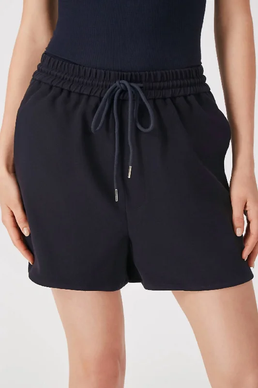 The Mathewson Jog String Shorts In Dark Navy