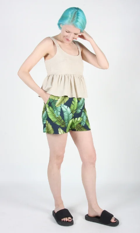 Umbrellabird Shorts - Banana Leaves