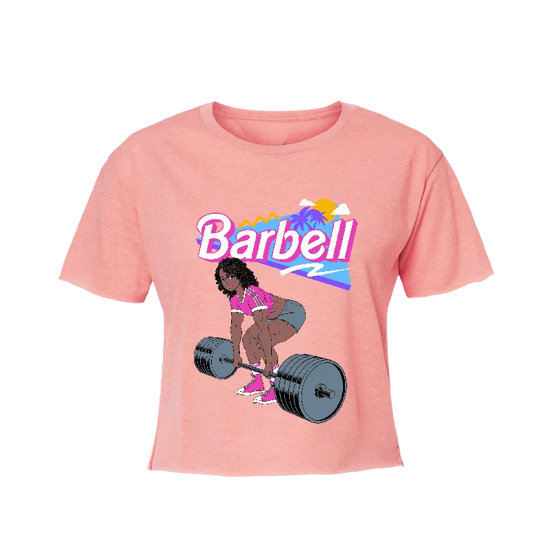 BARBell *Black Edition* (Women's Desert Pink Crop Tee)