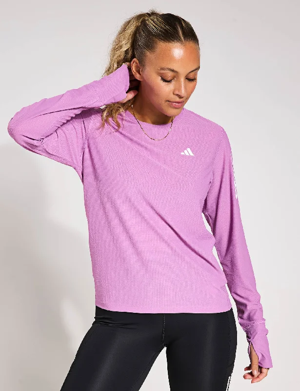 Own The Run Long Sleeve Top - Preloved Purple