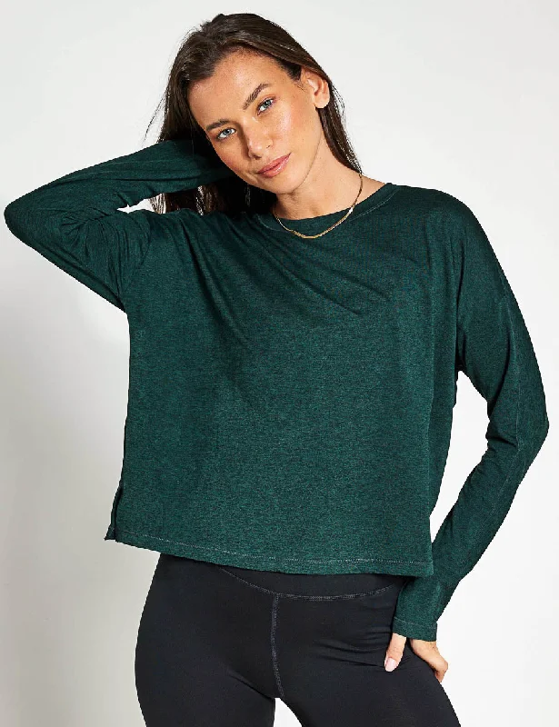 ReSet Long Sleeve Tee - Moss