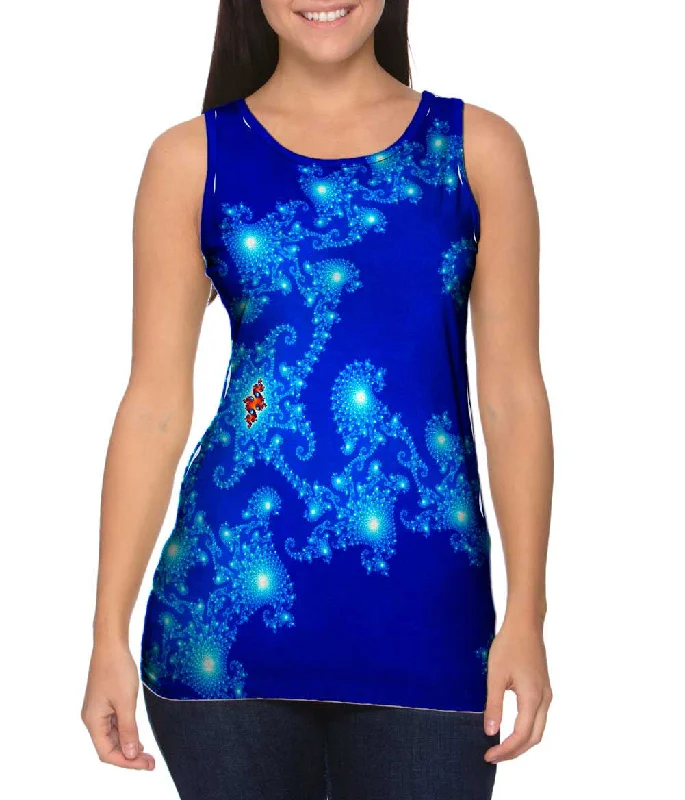 Mandel Fractal Blue Seahorse Tail