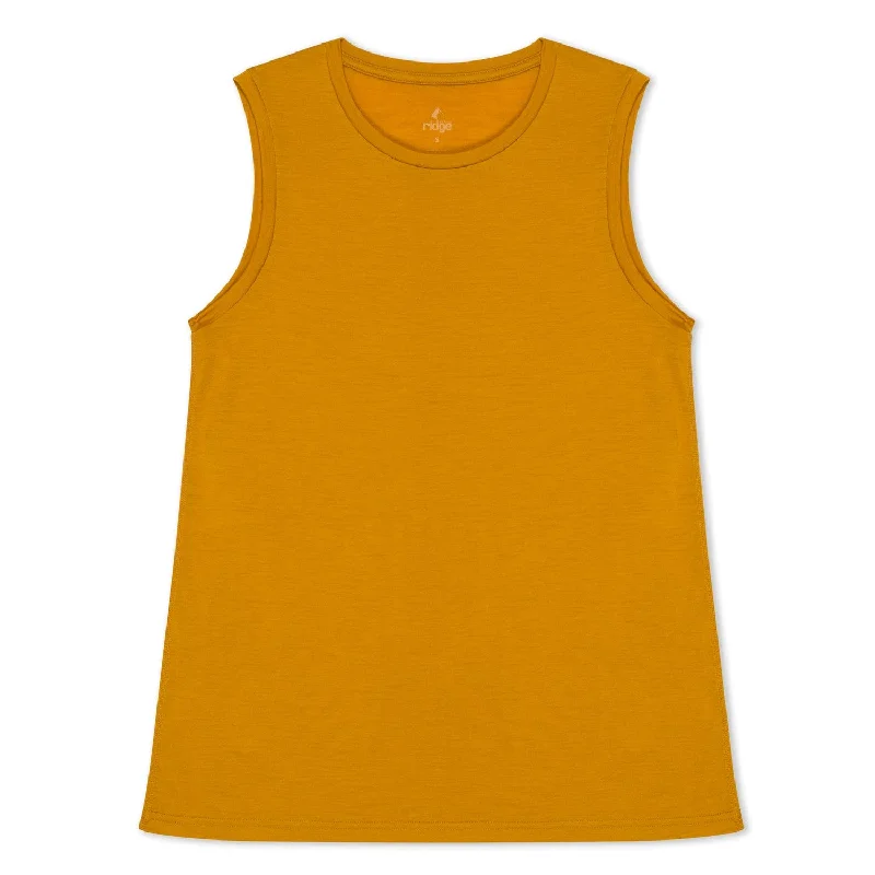 Women's Natural Tencel Merino Wool Tank Top