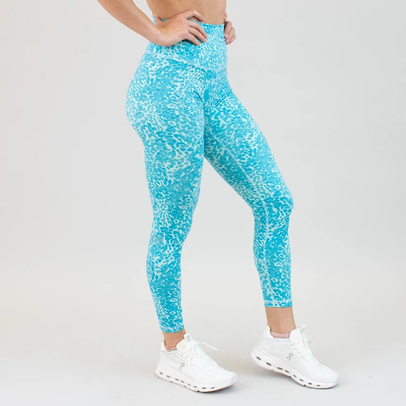 Heather Aqua Leopard