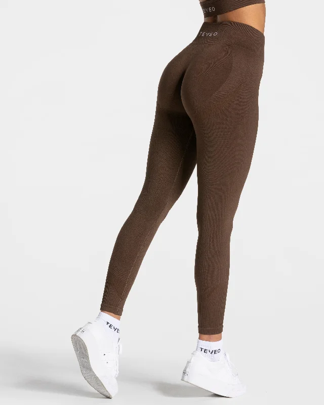 Elevate Leggings "Dunkelbraun"