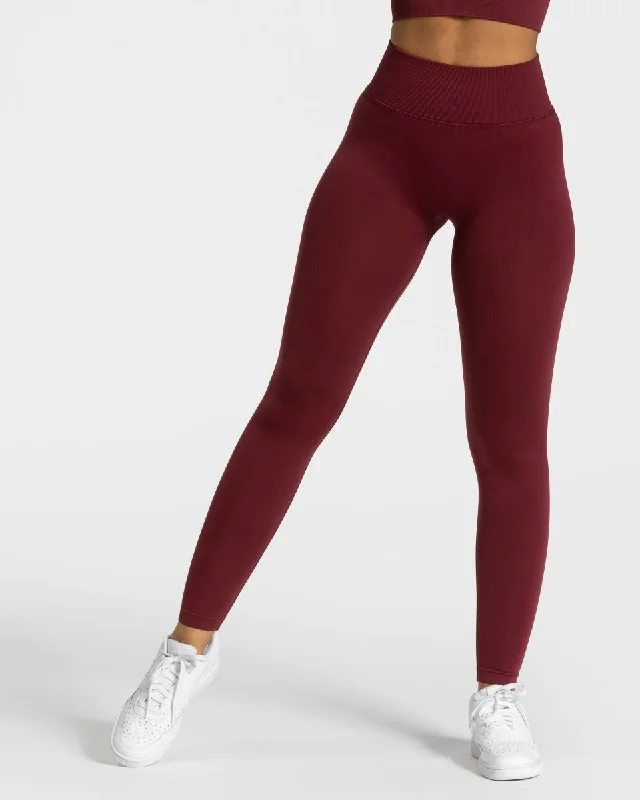 Sensation Leggings "Weinrot"