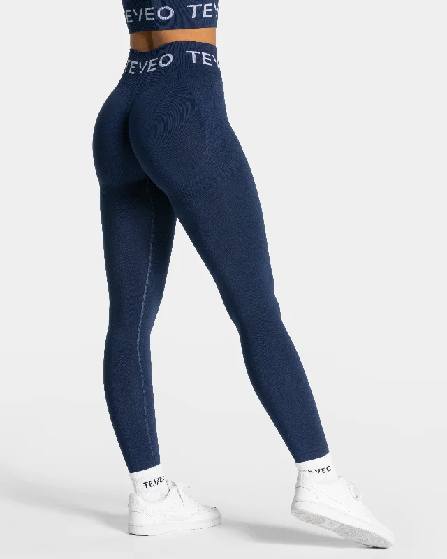 Signature Scrunch Leggings "Dunkelblau"