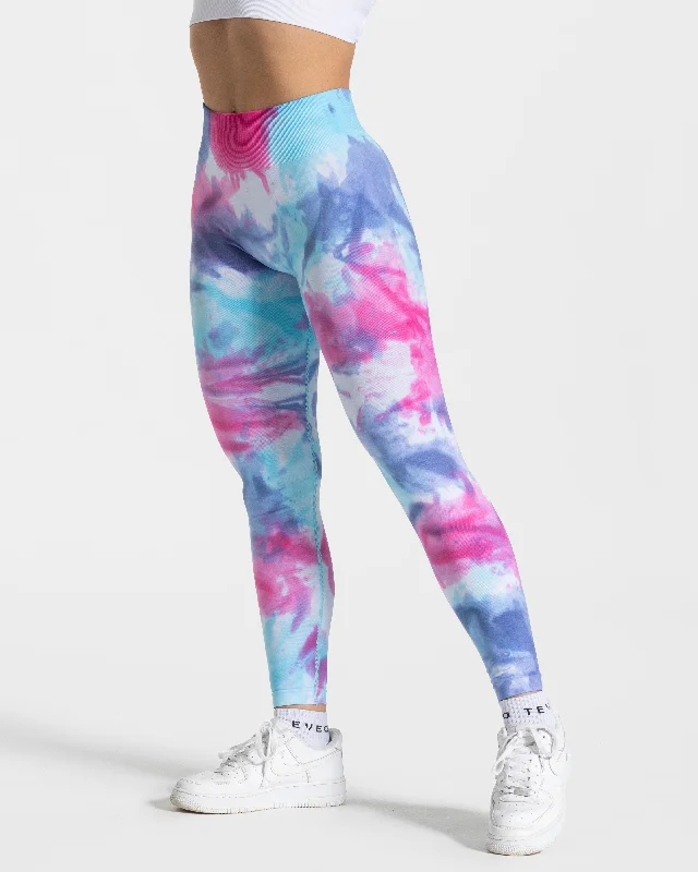 Tie Dye Scrunch Leggings "Cold"