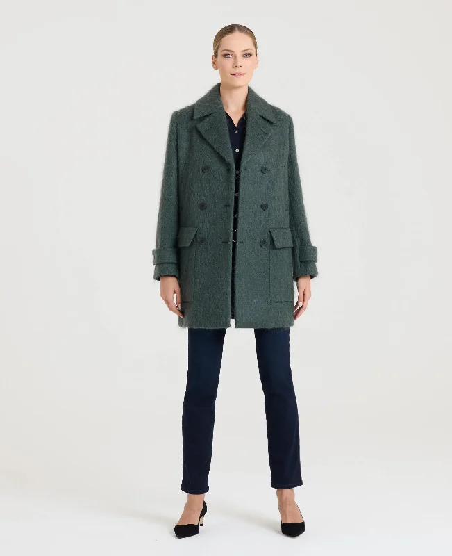 Emma Mohair Pea Coat