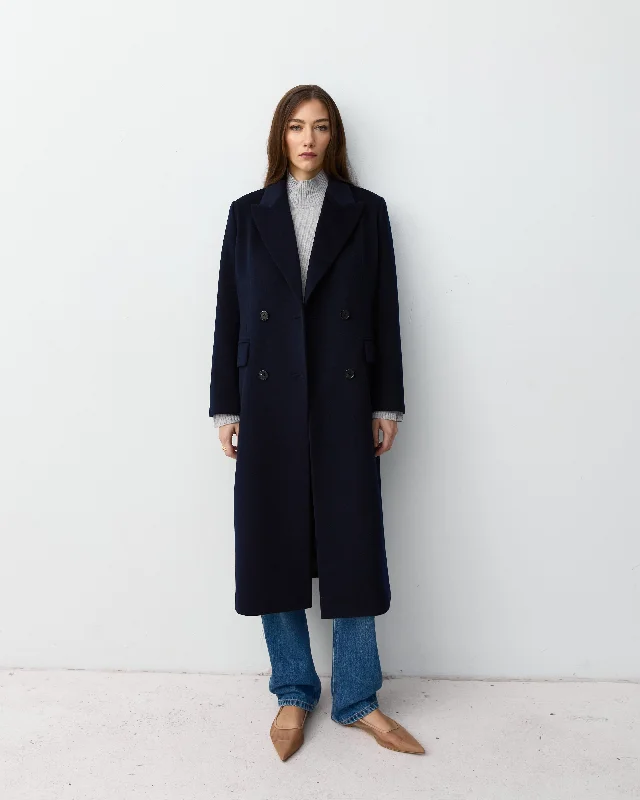 THE NEW YORK COAT- NAVY